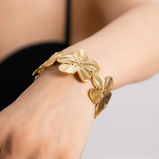 Bracelet FLEUR - Acier inoxydable