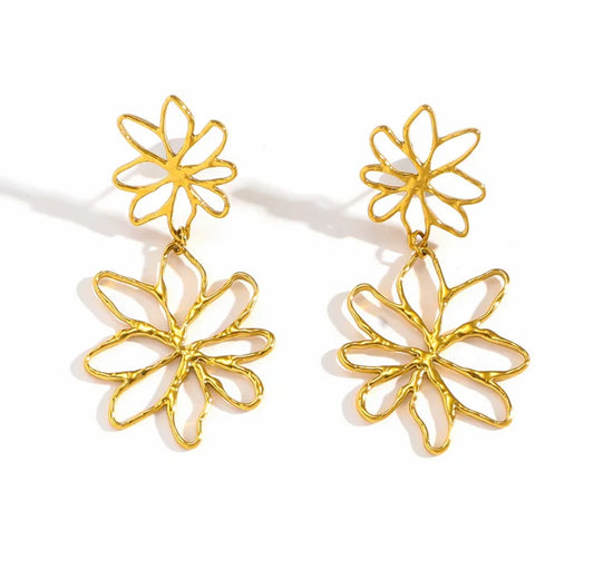 Boucle d'oreille STELLA - Acier inoxydable