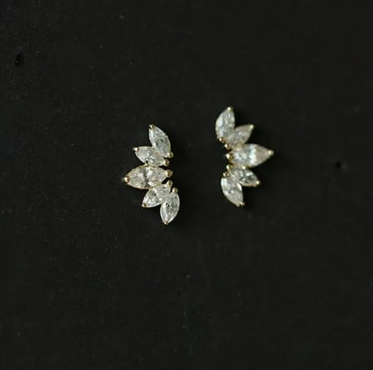 Boucle d'oreille FLORA -Argent 925