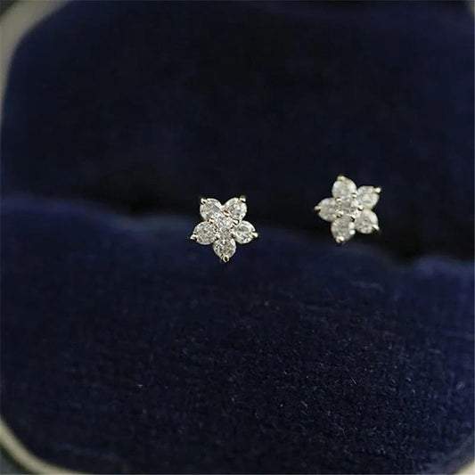 Boucle d'oreille FLEURETTE - Argent 925
