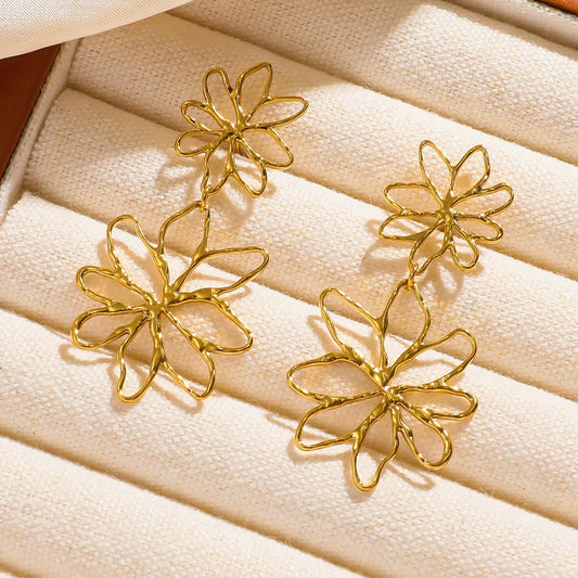 Boucle d'oreille STELLA - Acier inoxydable